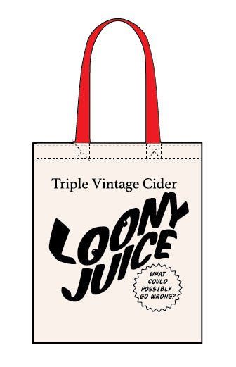 Loony Juice canvas tote bag - Dirty Stop Outs