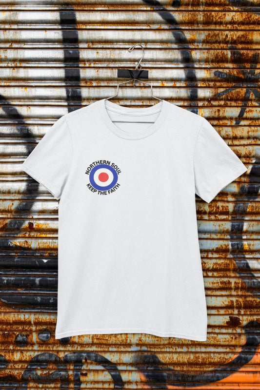Northern Soul - Keep The Faith (small logo) - unisex - Dirty Stop Outs