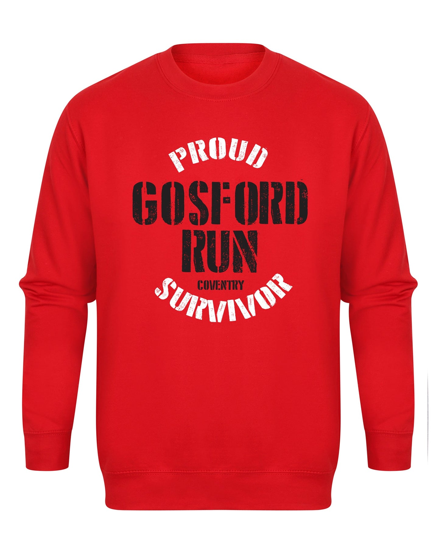 Proud Gosford Run Survivor sweatshirt - various colours - Dirty Stop Outs