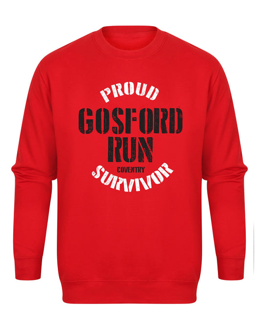 Proud Gosford Run Survivor sweatshirt - various colours - Dirty Stop Outs