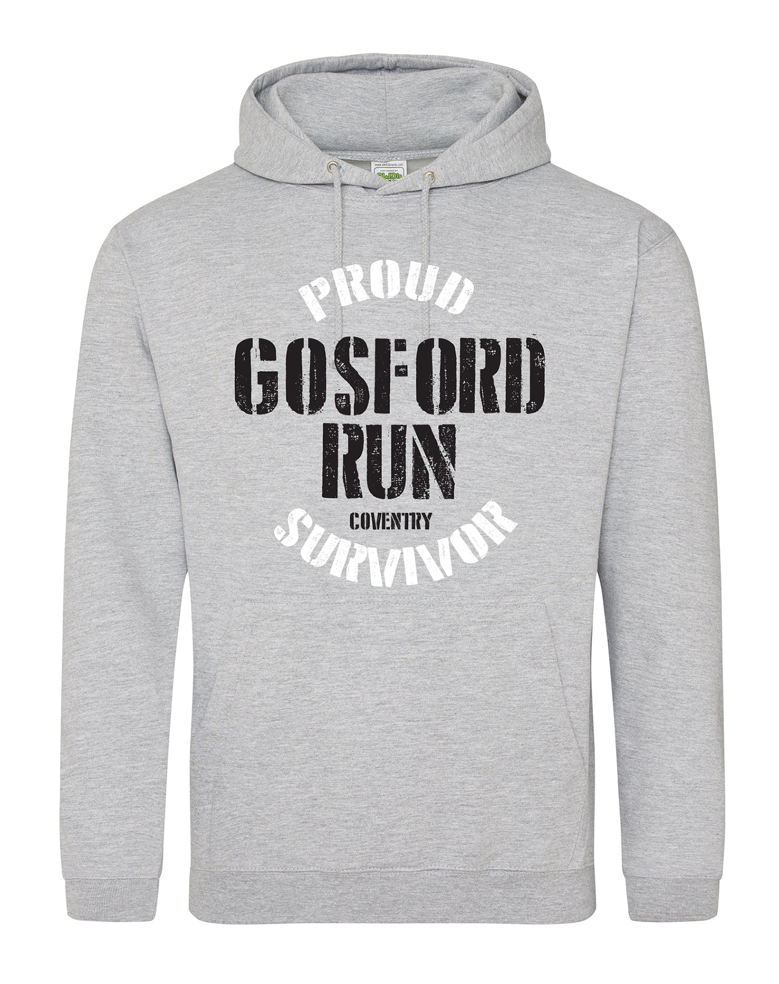 Proud Gosford Run Survivor unisex fit hoodie - various colours - Dirty Stop Outs