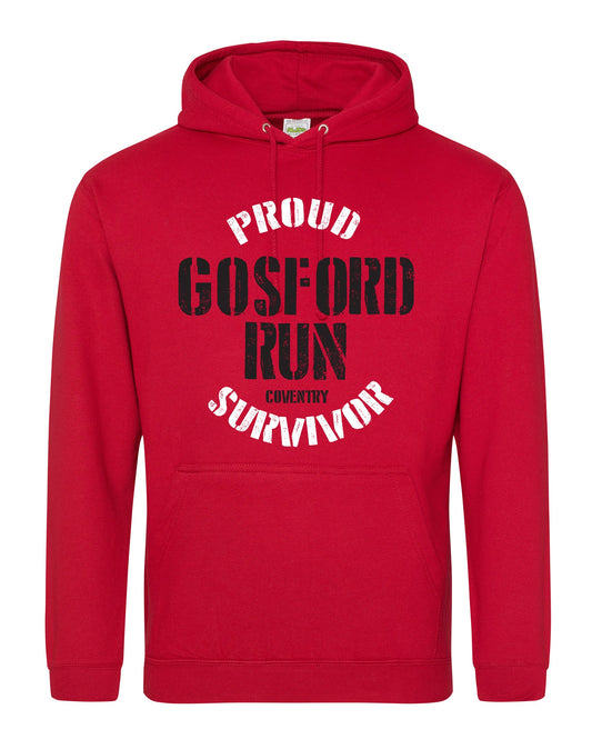 Proud Gosford Run Survivor unisex fit hoodie - various colours - Dirty Stop Outs
