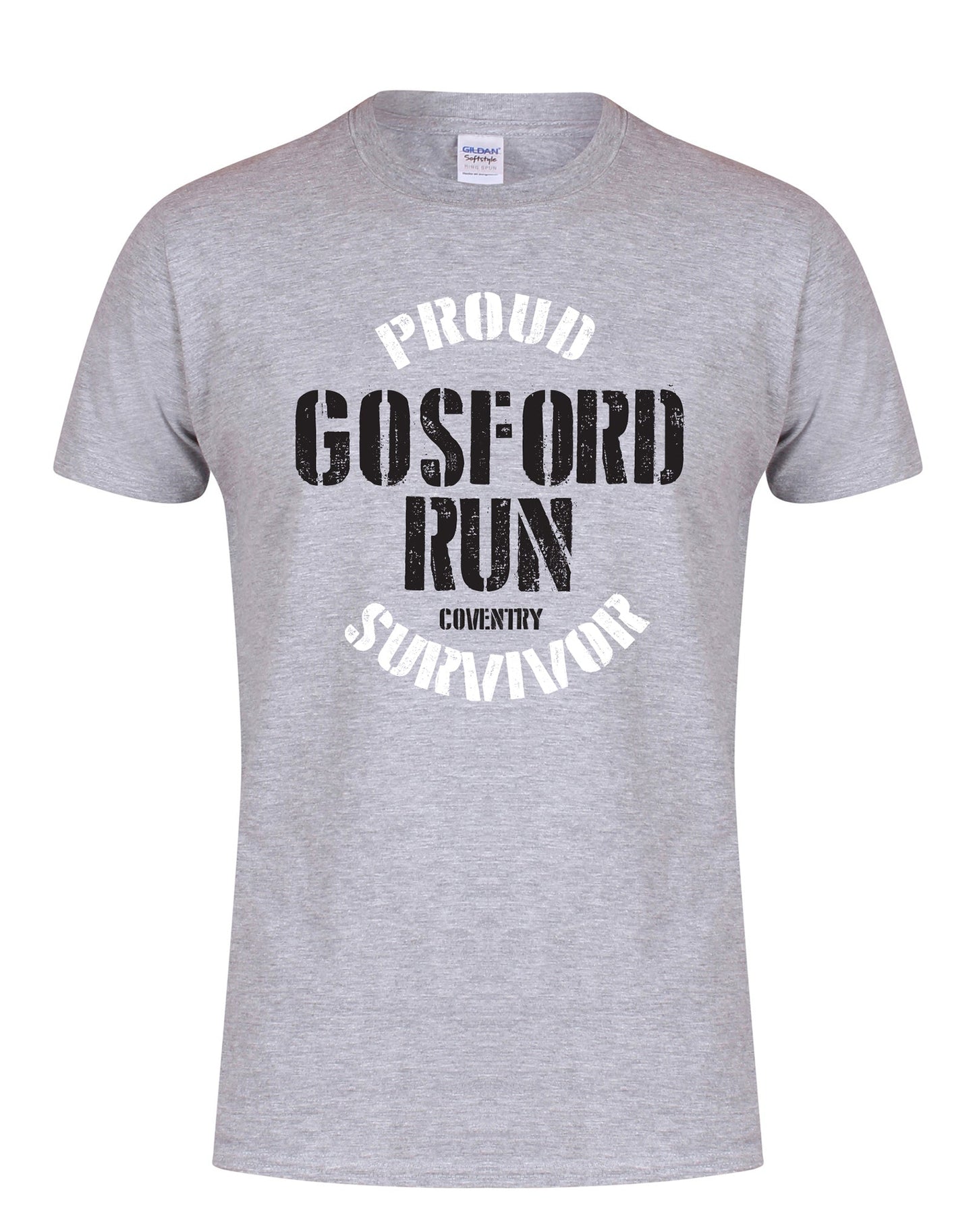 Proud Gosford Run Survivor unisex fit T-shirt - various colours - Dirty Stop Outs