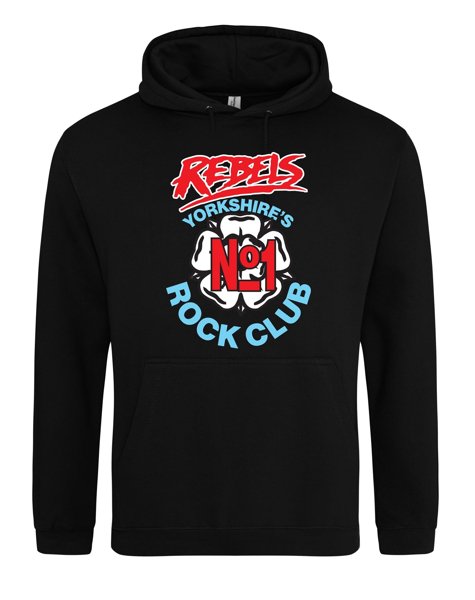 Rebels No. 1 rock club unisex fit hoodie - various colours - Dirty Stop Outs