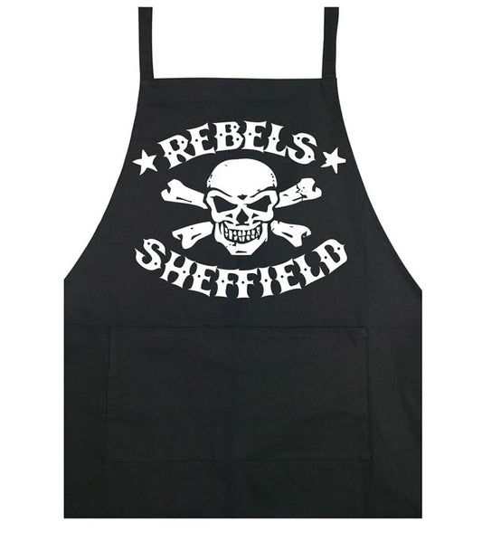 Rebels skull crossbones cooking apron - Dirty Stop Outs