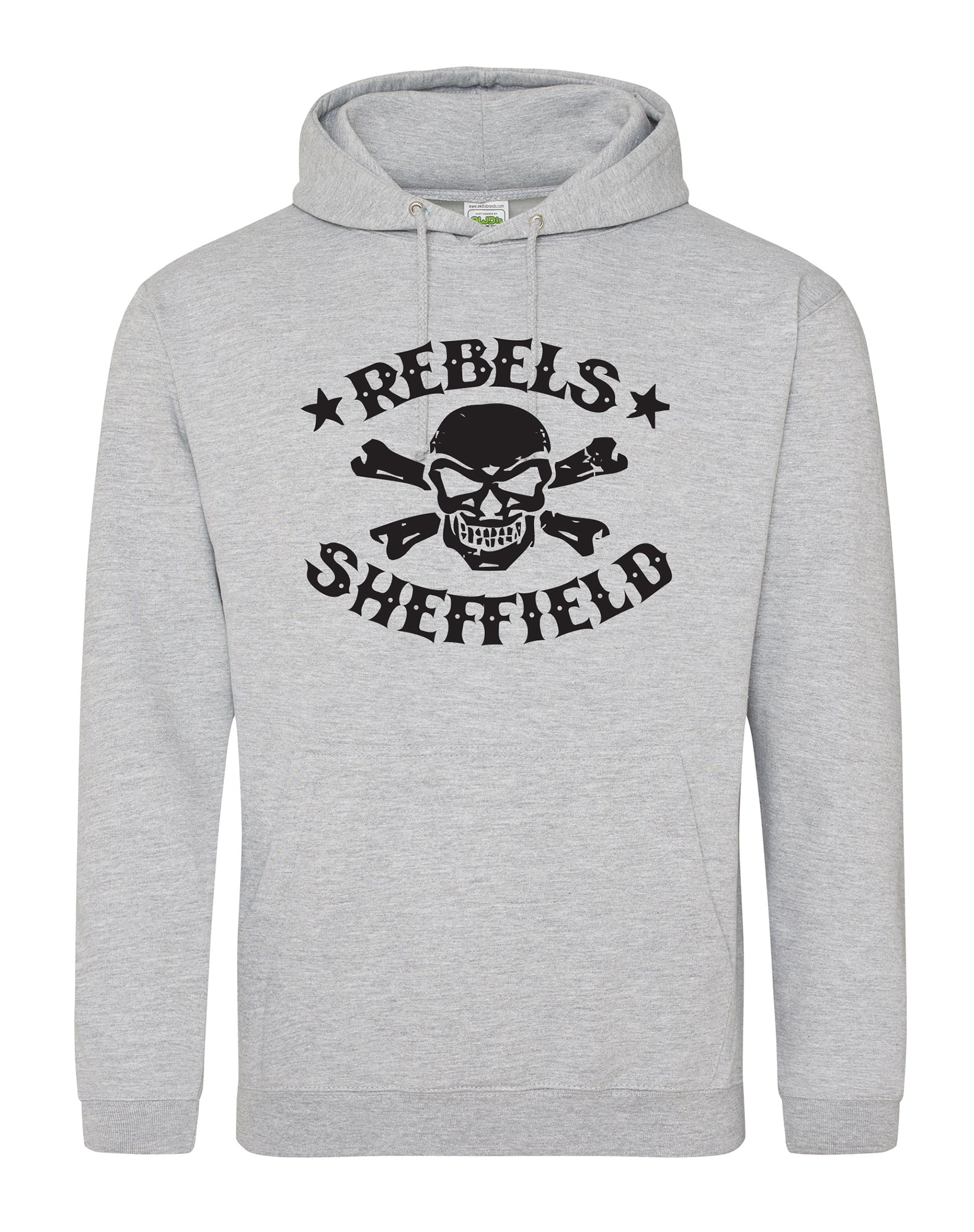 Rebels skull crossbones unisex fit hoodie - various colours - Dirty Stop Outs