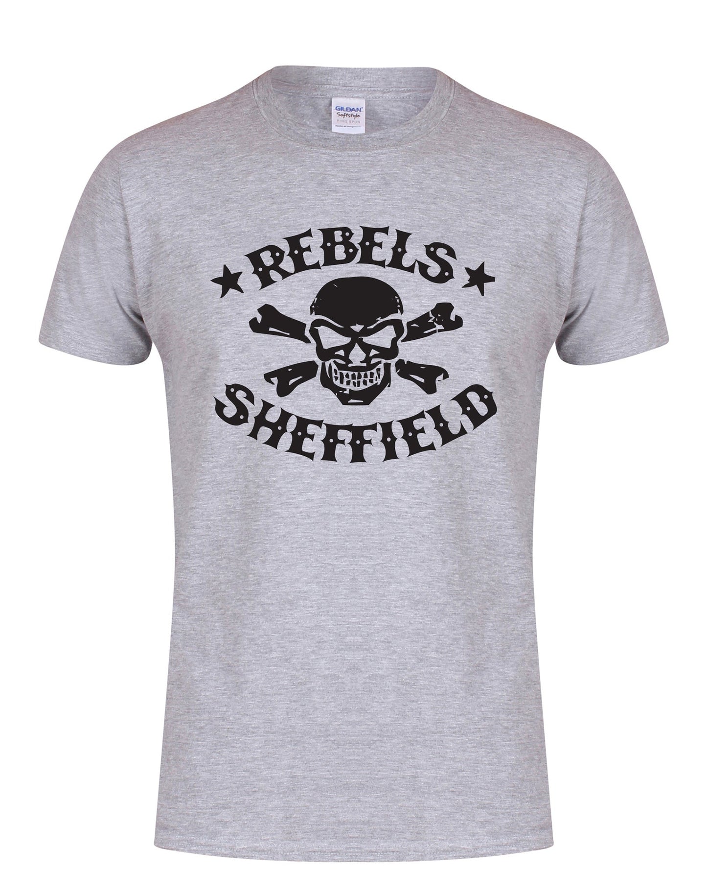 Rebels skull crossbones unisex fit T-shirt - various colours - Dirty Stop Outs