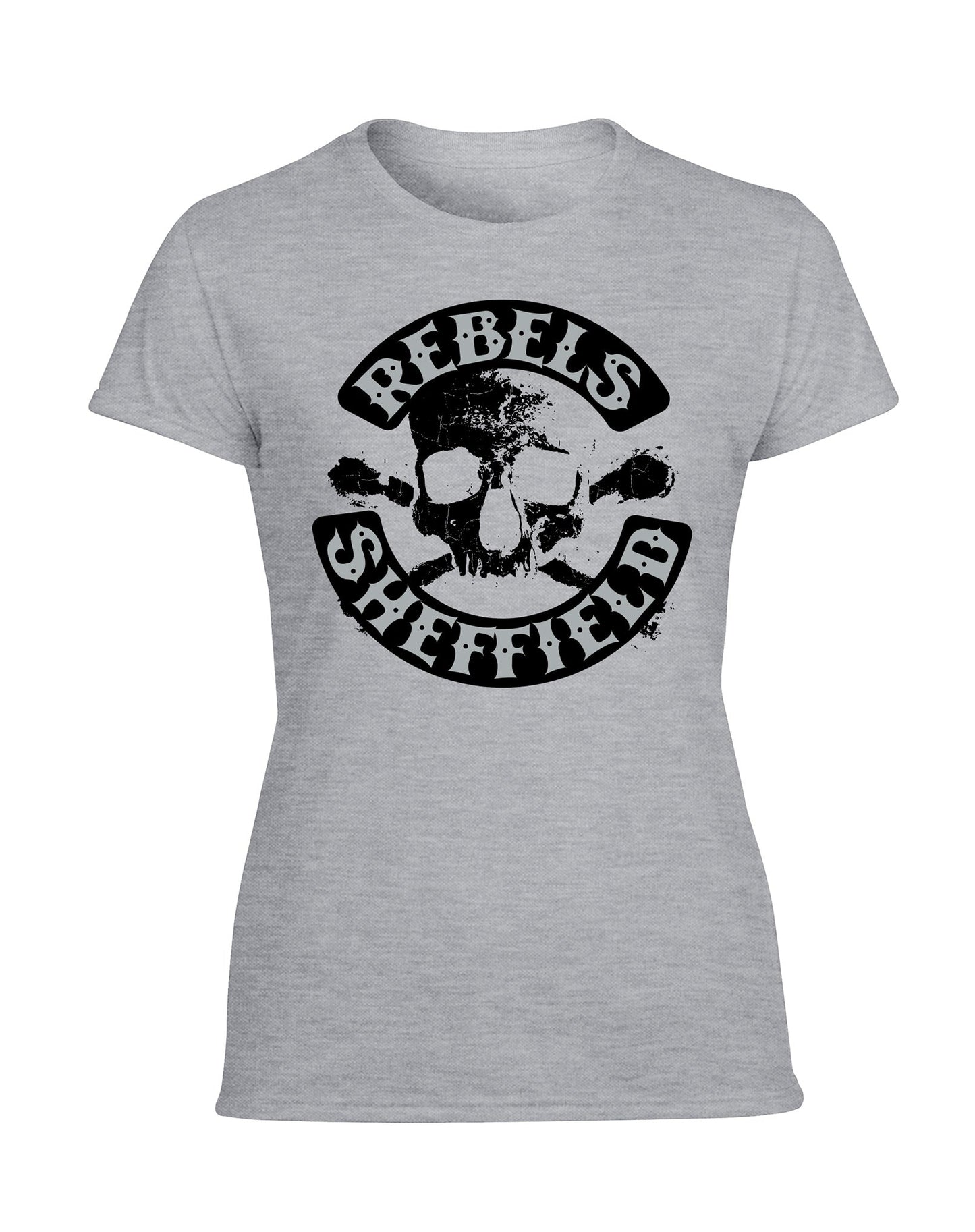 Rebels Skull ladies fit T-shirt - various colours - Dirty Stop Outs