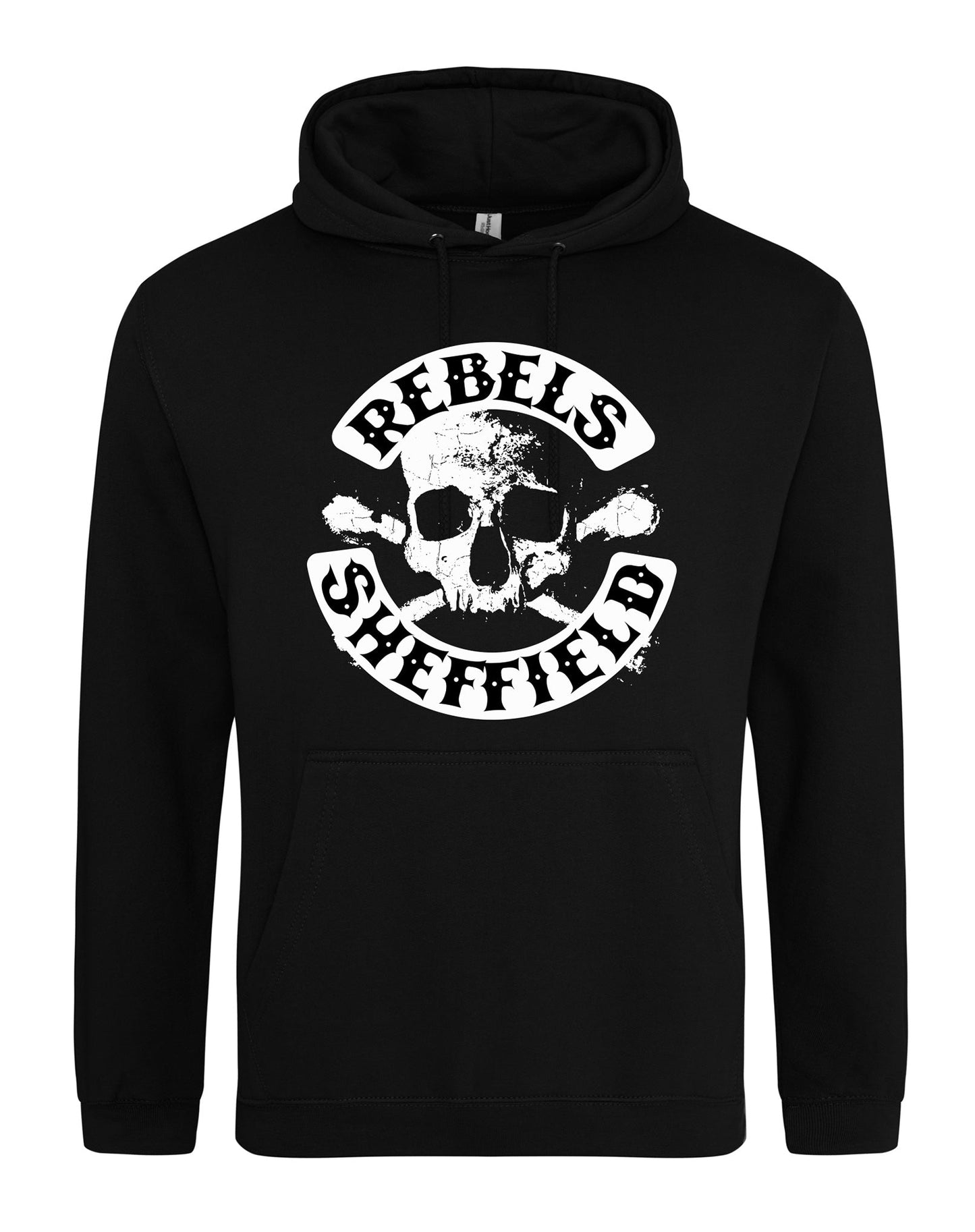 Rebels skull unisex fit hoodie - various colours - Dirty Stop Outs