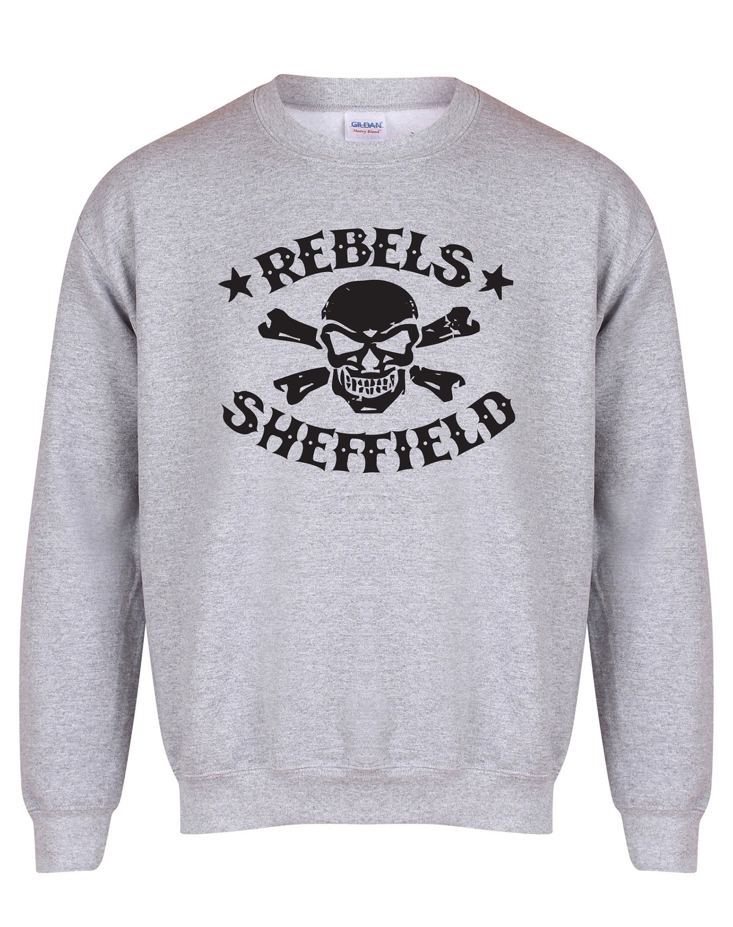 Rebels skull/crossbones unisex fit sweatshirt - various colours - Dirty Stop Outs