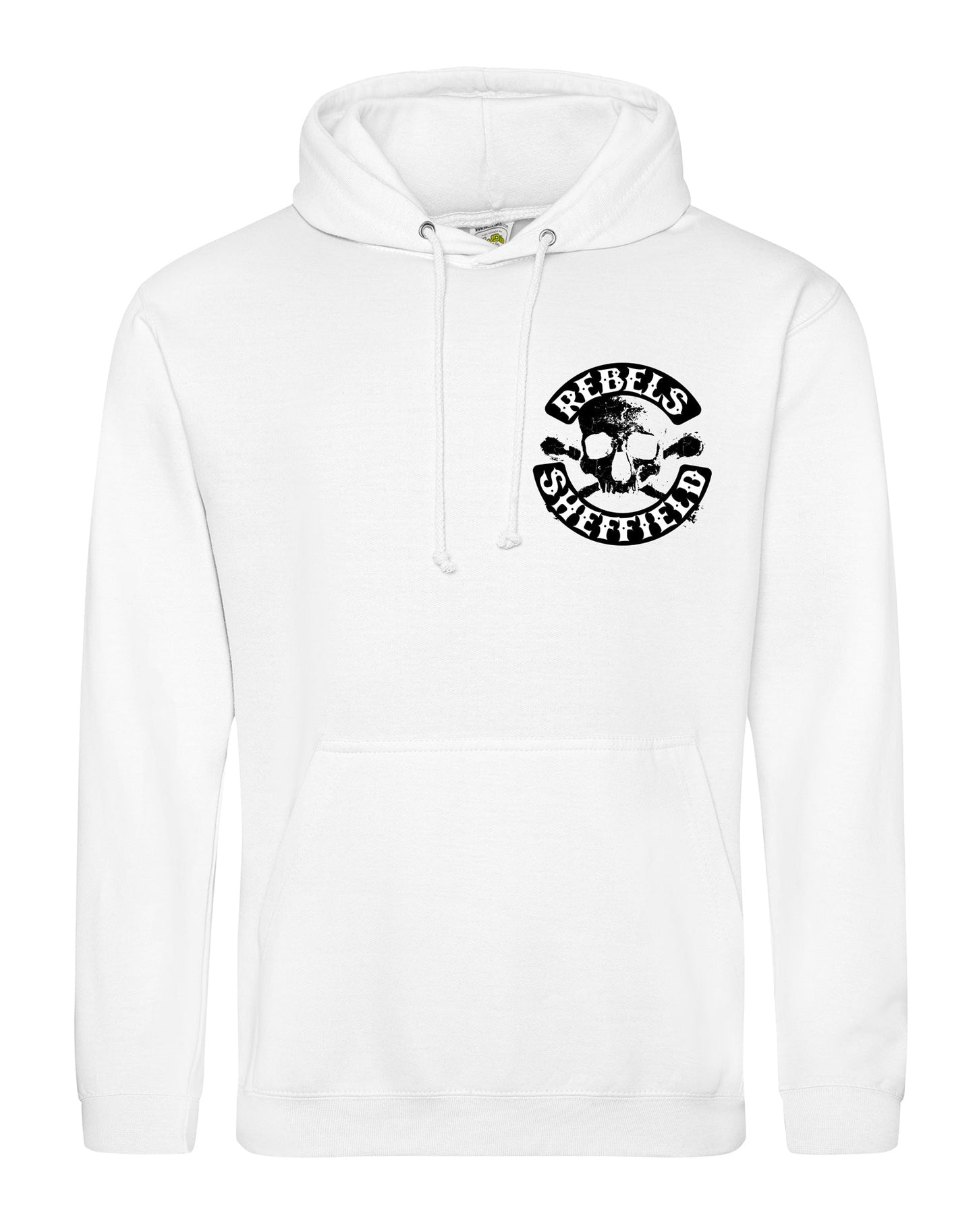 Rebels small skull unisex fit hoodie - various colours - Dirty Stop Outs