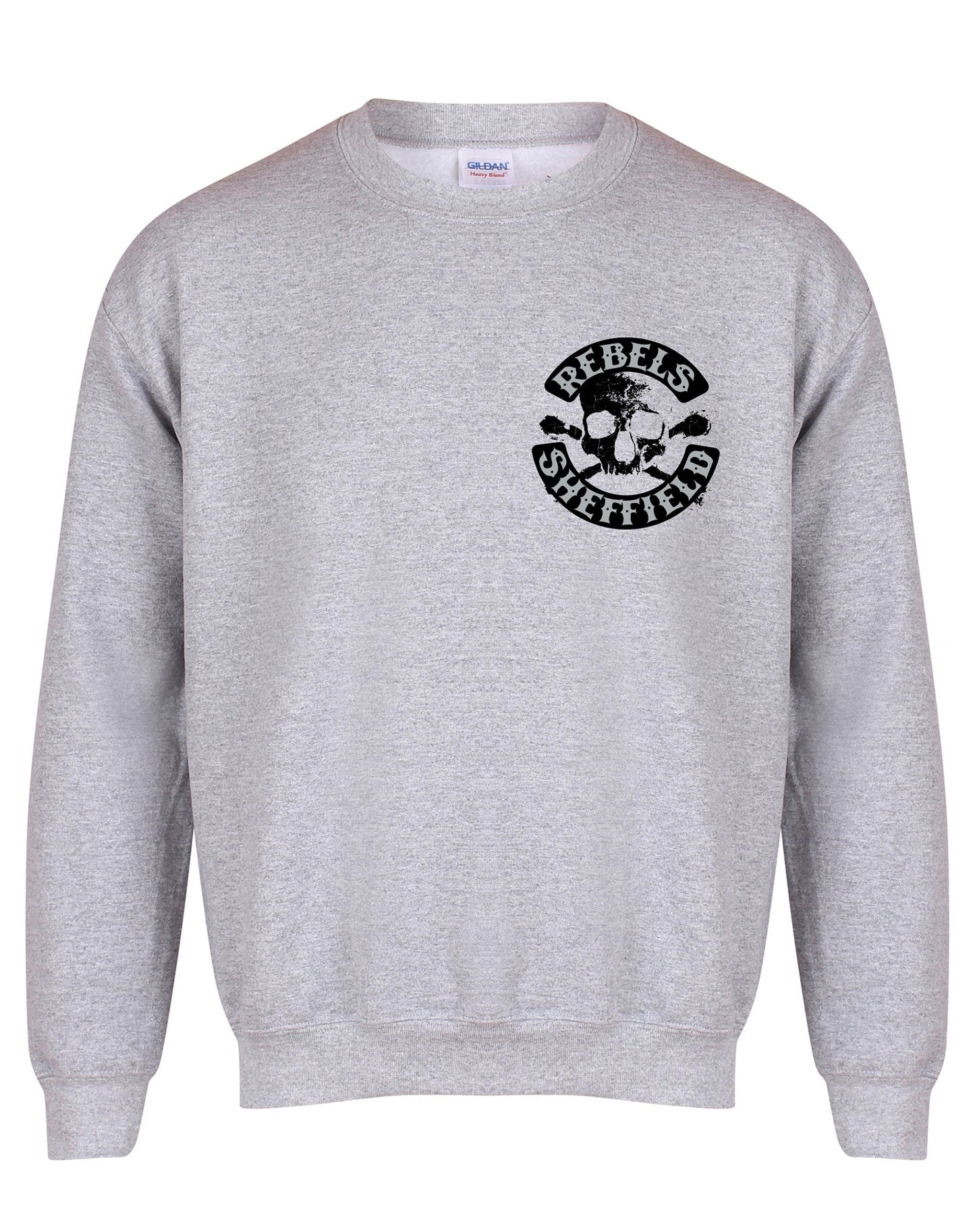 Rebels small skull unisex fit sweatshirt - various colours - Dirty Stop Outs