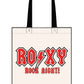 Roxy Rock Night canvas tote bag - Dirty Stop Outs