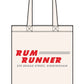 Rum Runner canvas tote bag - Dirty Stop Outs