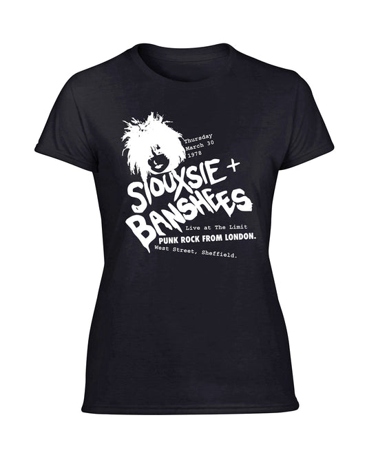 Siouxsie at the Limit ladies fit t-shirt- various colours - Dirty Stop Outs