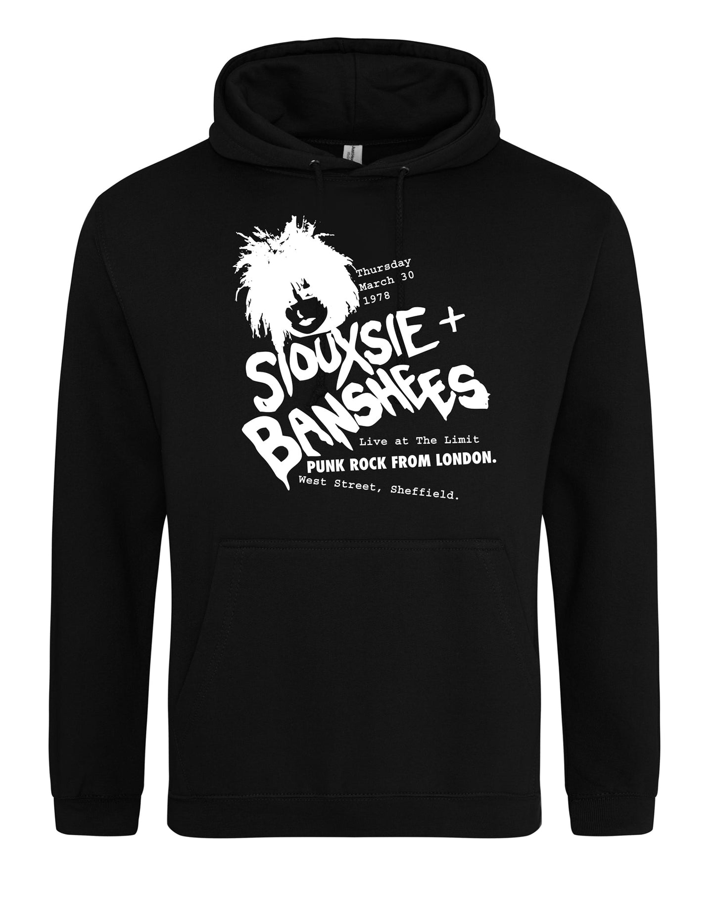 Siouxsie at the Limit - unisex fit hoodie - various colours - Dirty Stop Outs
