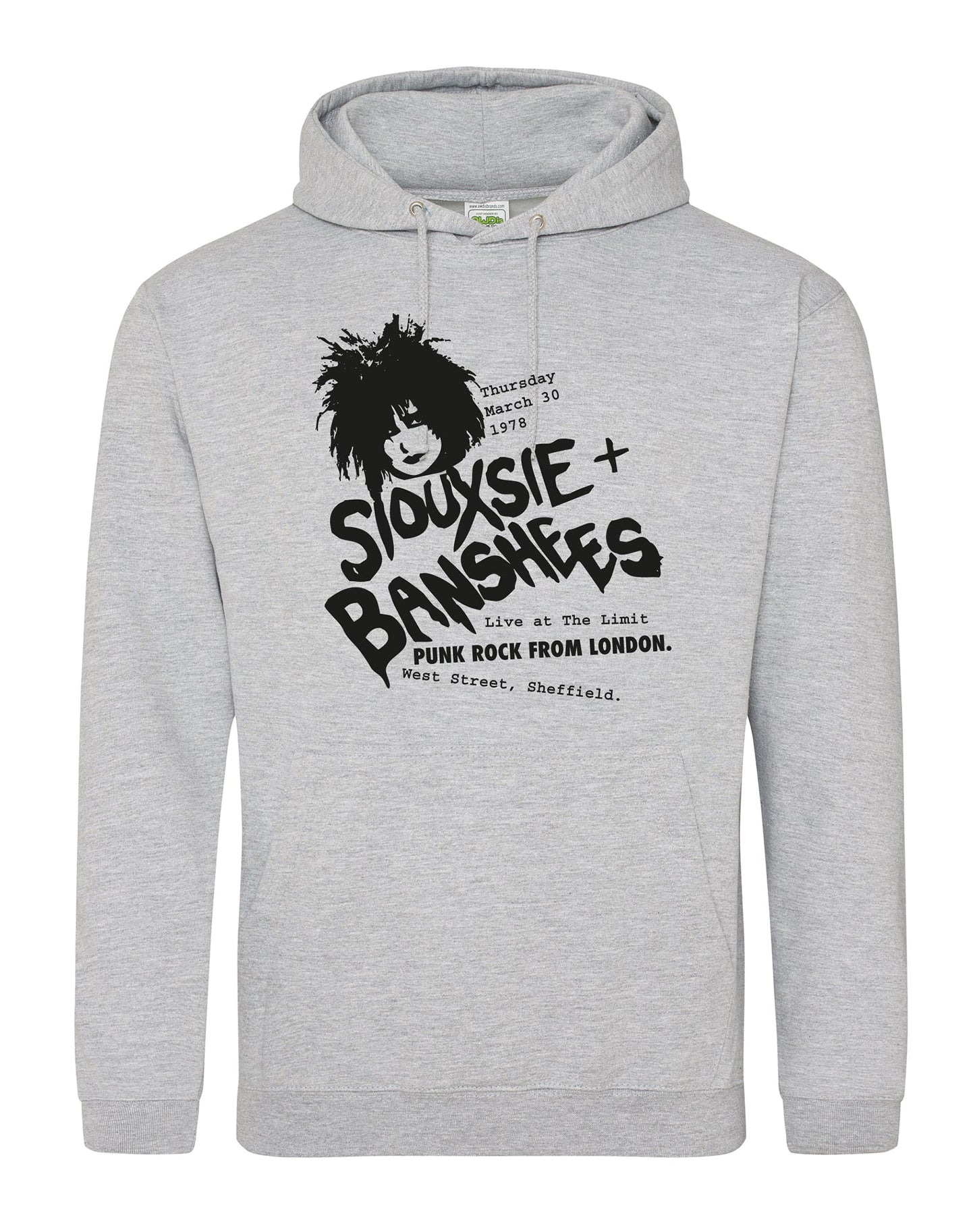 Siouxsie at the Limit - unisex fit hoodie - various colours - Dirty Stop Outs