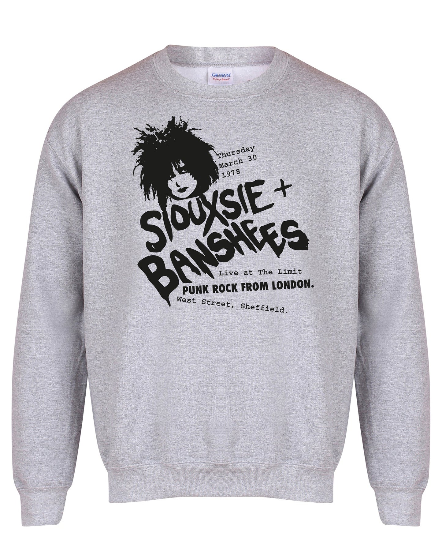 Siouxsie at the Limit unisex sweatshirt - various colours - Dirty Stop Outs