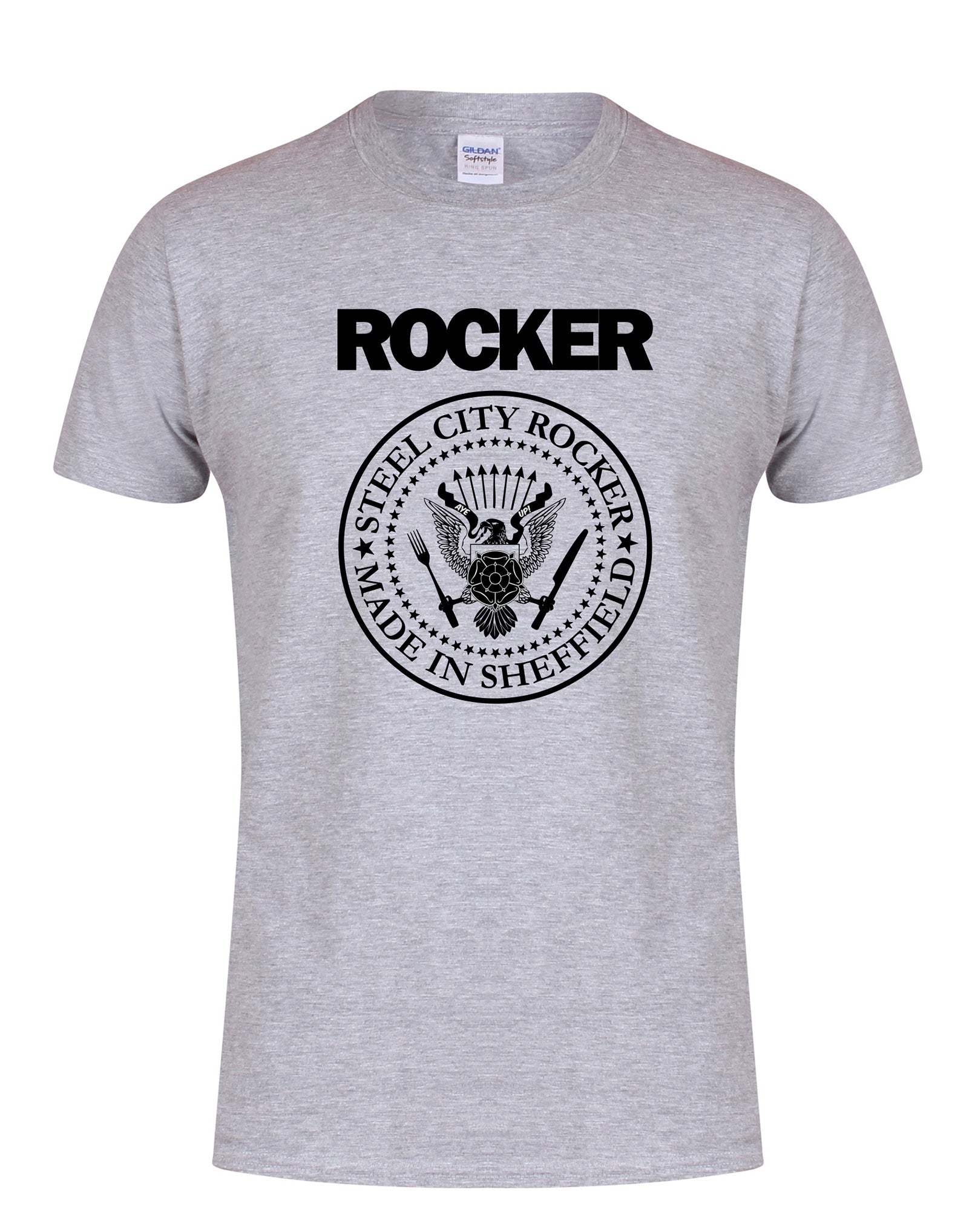 Steel City Rocker - Ramones design T-shirt - various colours - Dirty Stop Outs