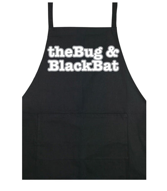 The Bug & Black Bat cooking apron - Dirty Stop Outs