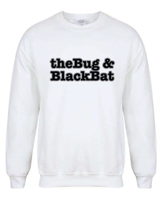 The Bug & Black Bat unisex fit sweatshirt - various colours - Dirty Stop Outs