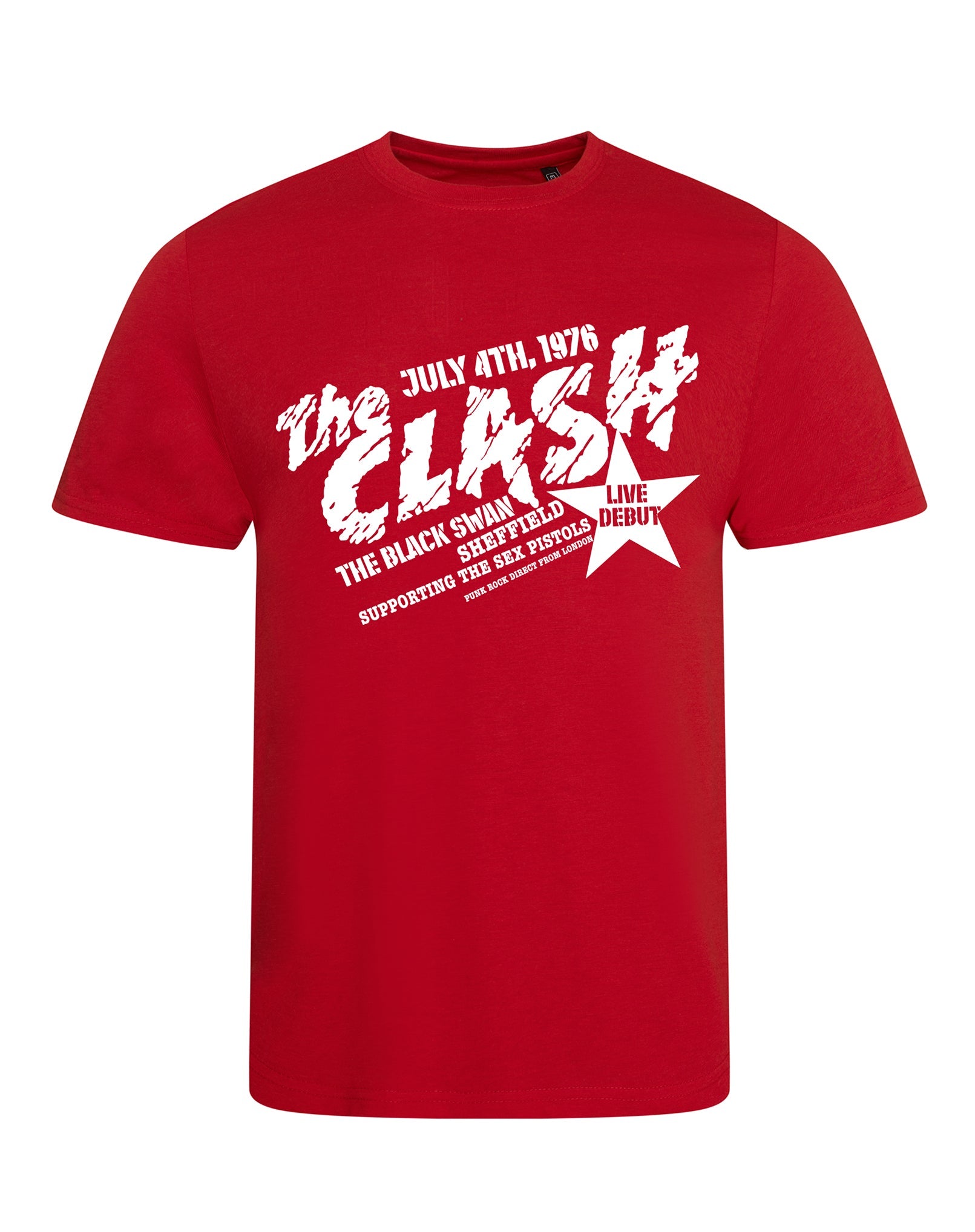 The Clash at the Black Swan unisex fit T-shirt - various colours - Dirty Stop Outs