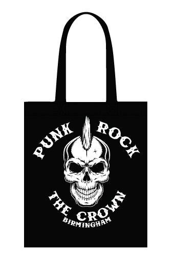 The Crown - punk rock - canvas tote bag - Dirty Stop Outs