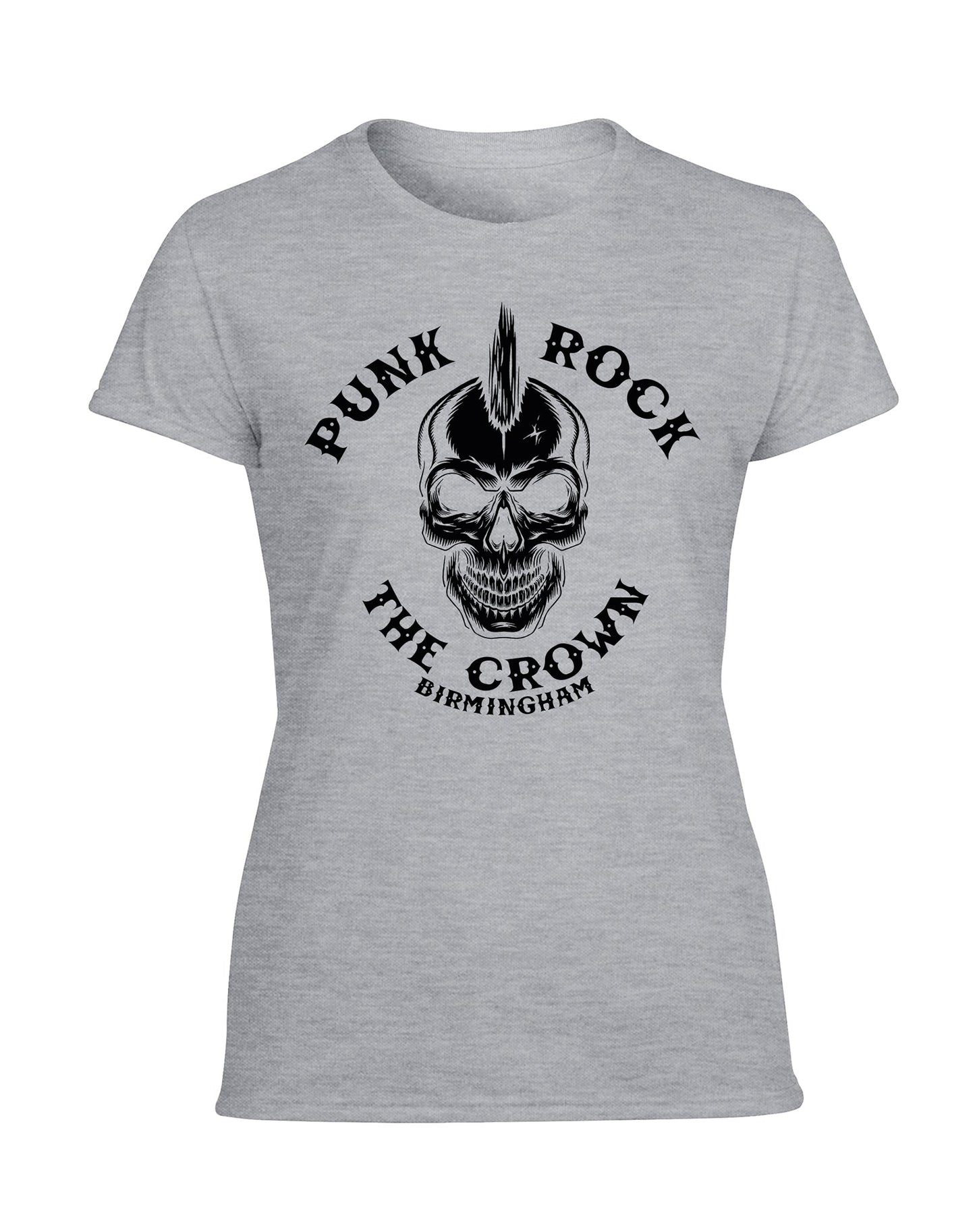 The Crown - punk rock - ladies fit T-shirt - various colours - Dirty Stop Outs