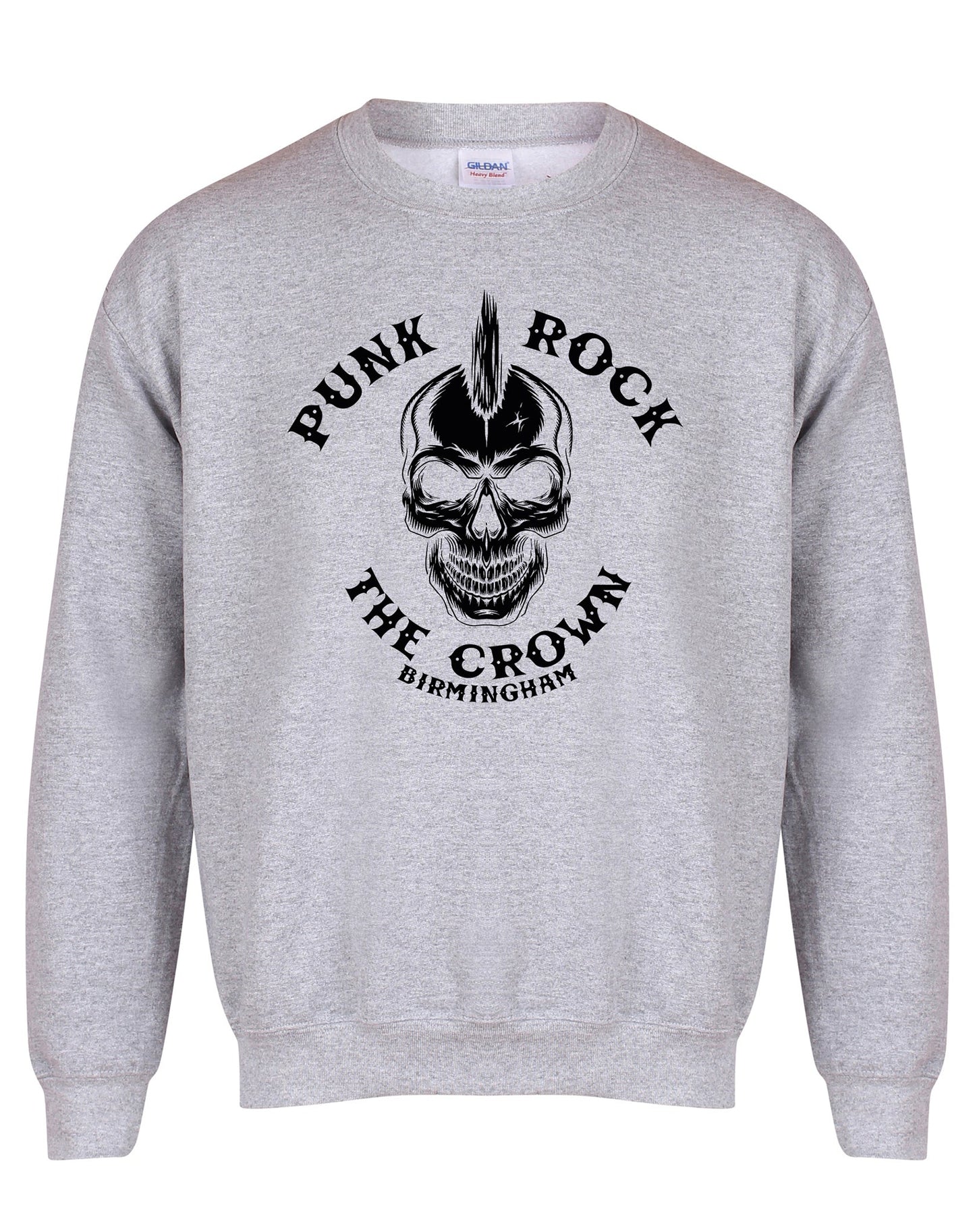 The Crown - punk rock - unisex fit sweatshirt - various colours - Dirty Stop Outs