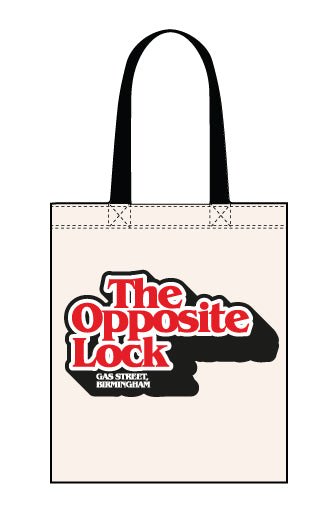 The Opposite Lock canvas tote bag - Dirty Stop Outs