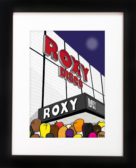 The Roxy - signed Alan Pennington limited edition art print - framed - Dirty Stop Outs