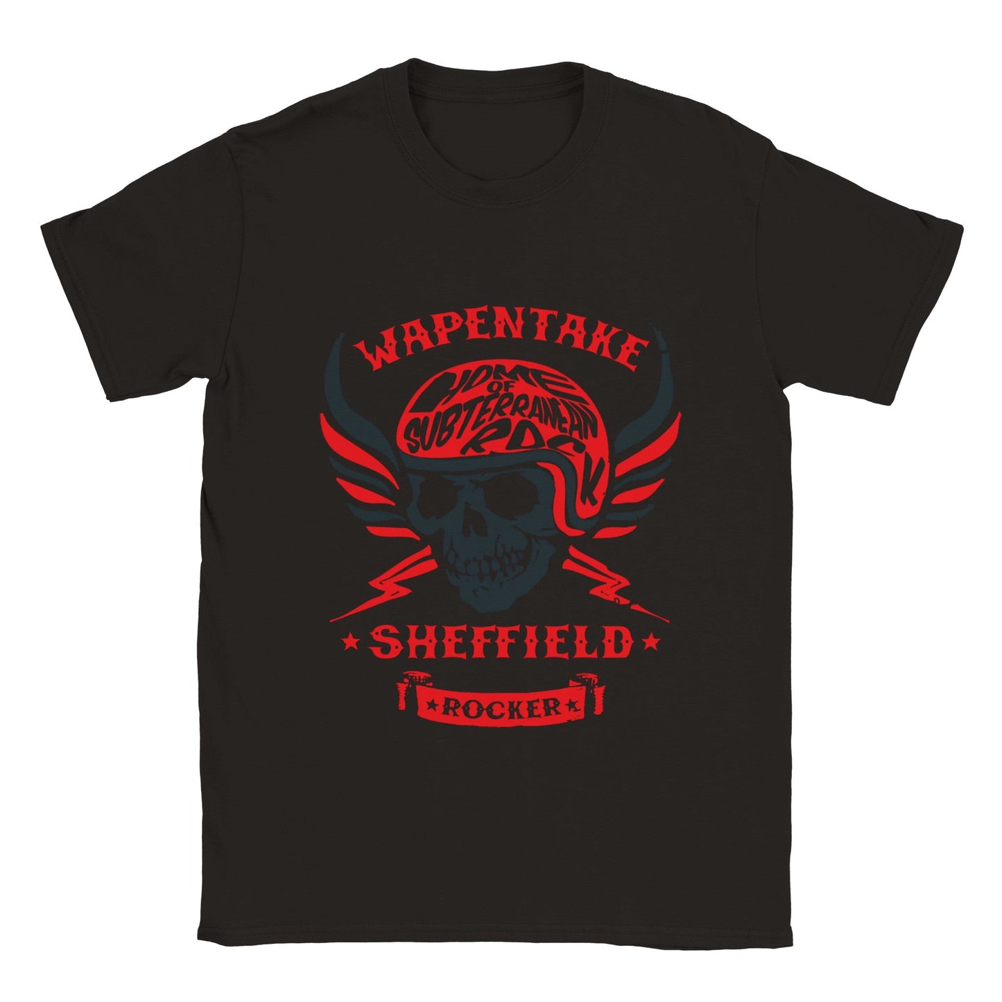 Wapentake biker skull unisex fit T-shirt - various colours - Dirty Stop Outs