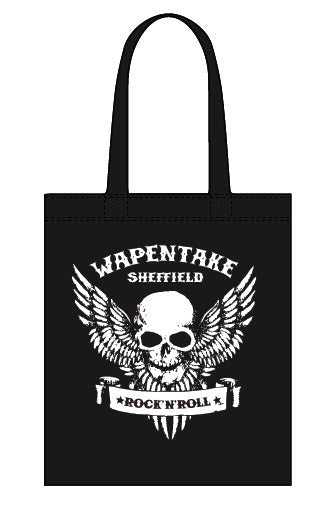 Wapentake skull/wings canvas tote bag - Dirty Stop Outs