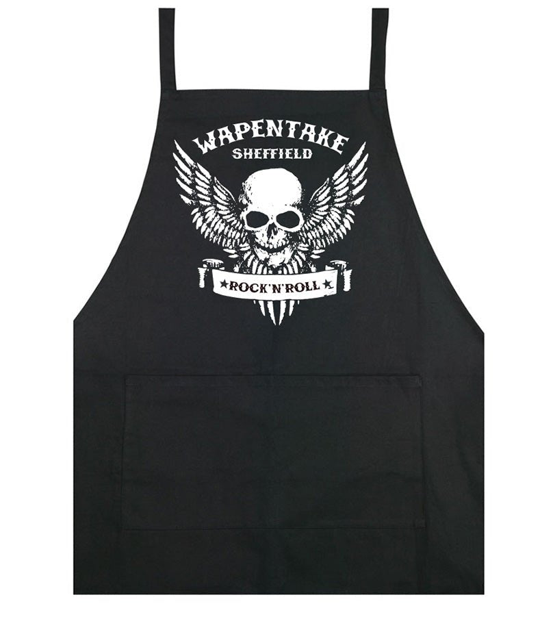 Wapentake skull/wings cooking apron - Dirty Stop Outs