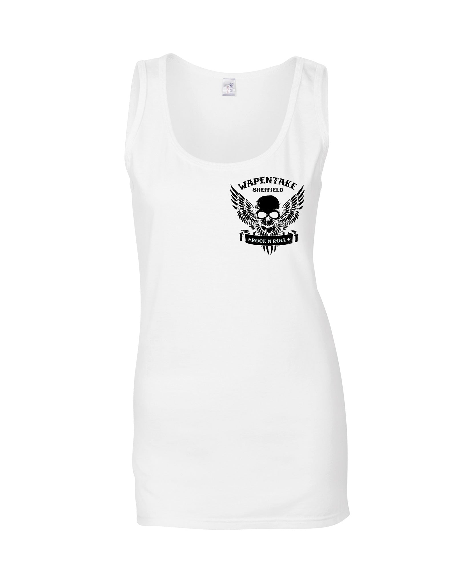 Wapentake skull/wings ladies fit vest - various colours - Dirty Stop Outs