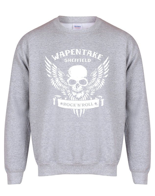 Wapentake skull/wings unisex fit sweatshirt - various colours - Dirty Stop Outs