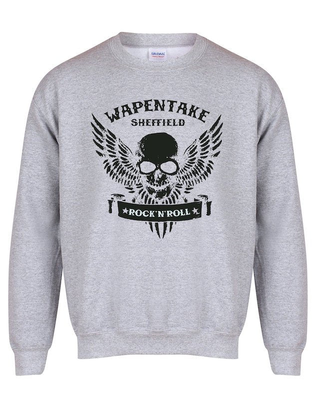 Wapentake skull/wings unisex fit sweatshirt - various colours - Dirty Stop Outs