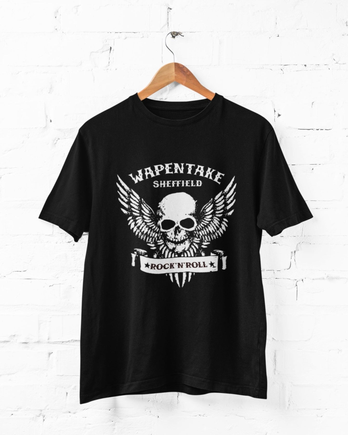 Wapentake skull/wings unisex fit T-shirt - re-discover your inner rock star - Dirty Stop Outs