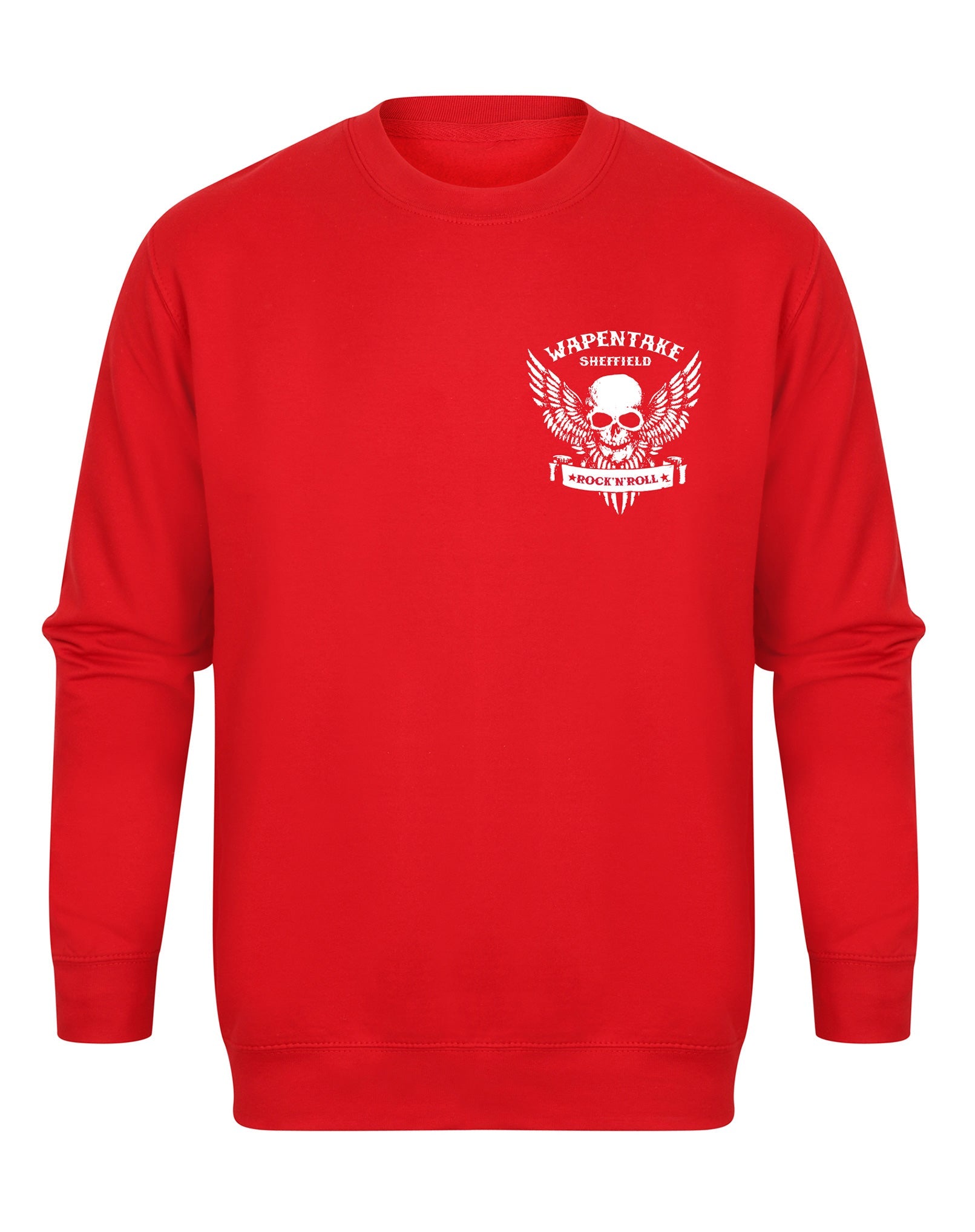 Wapentake small skull/wings unisex fit sweatshirt - various colours - Dirty Stop Outs