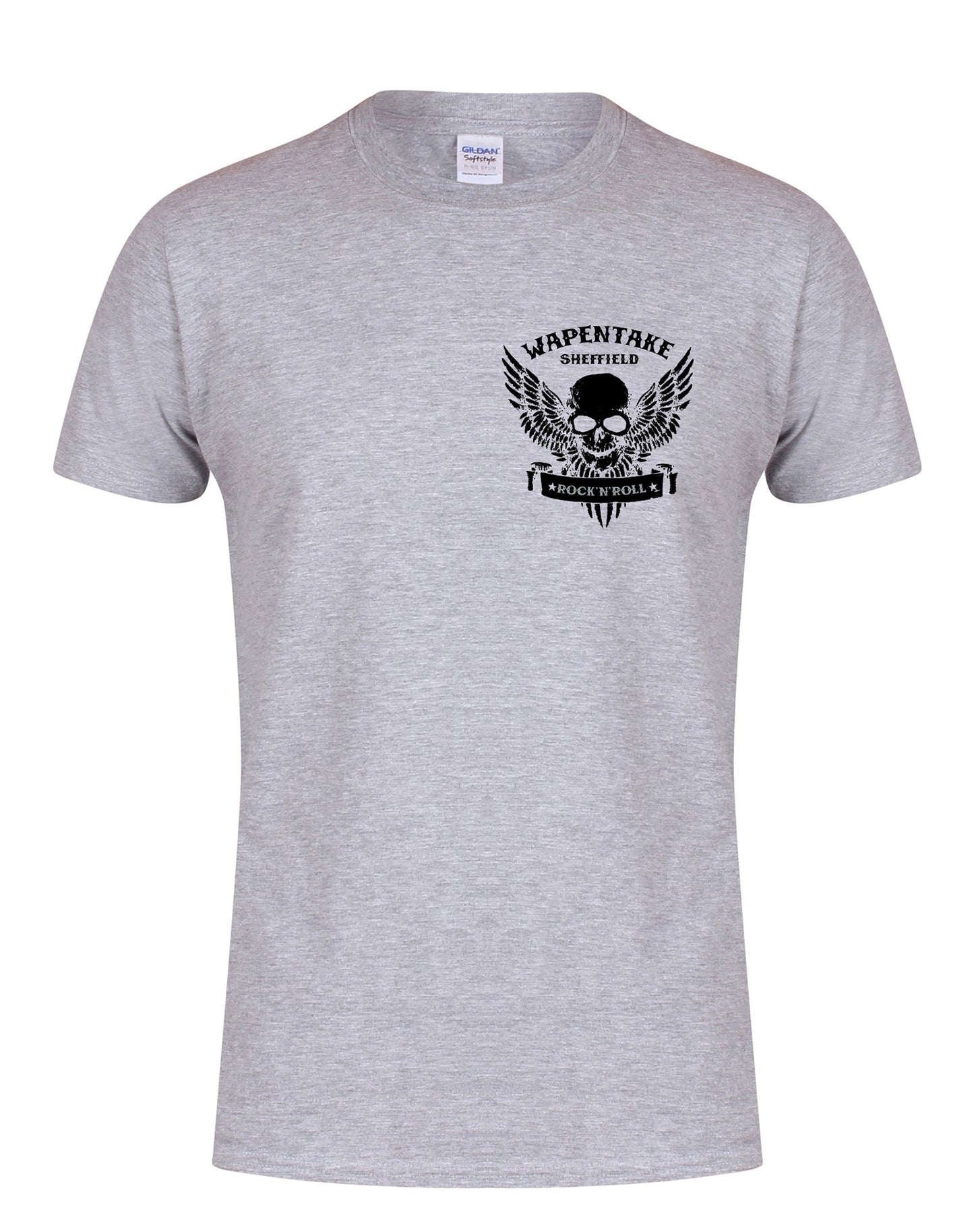 Wapentake small skull/wings unisex fit T-shirt - various colours - Dirty Stop Outs