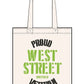 West Street Veteran canvas tote bag - Dirty Stop Outs