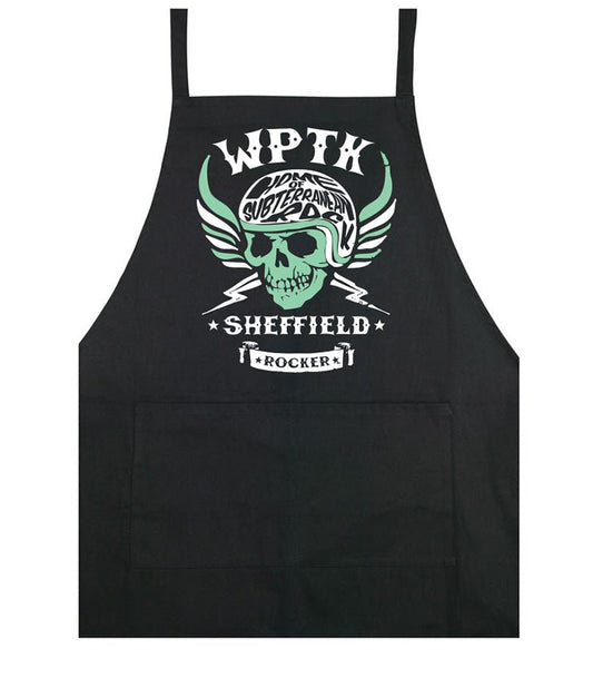 WPTK (Wapentake) biker skull cooking apron - Dirty Stop Outs