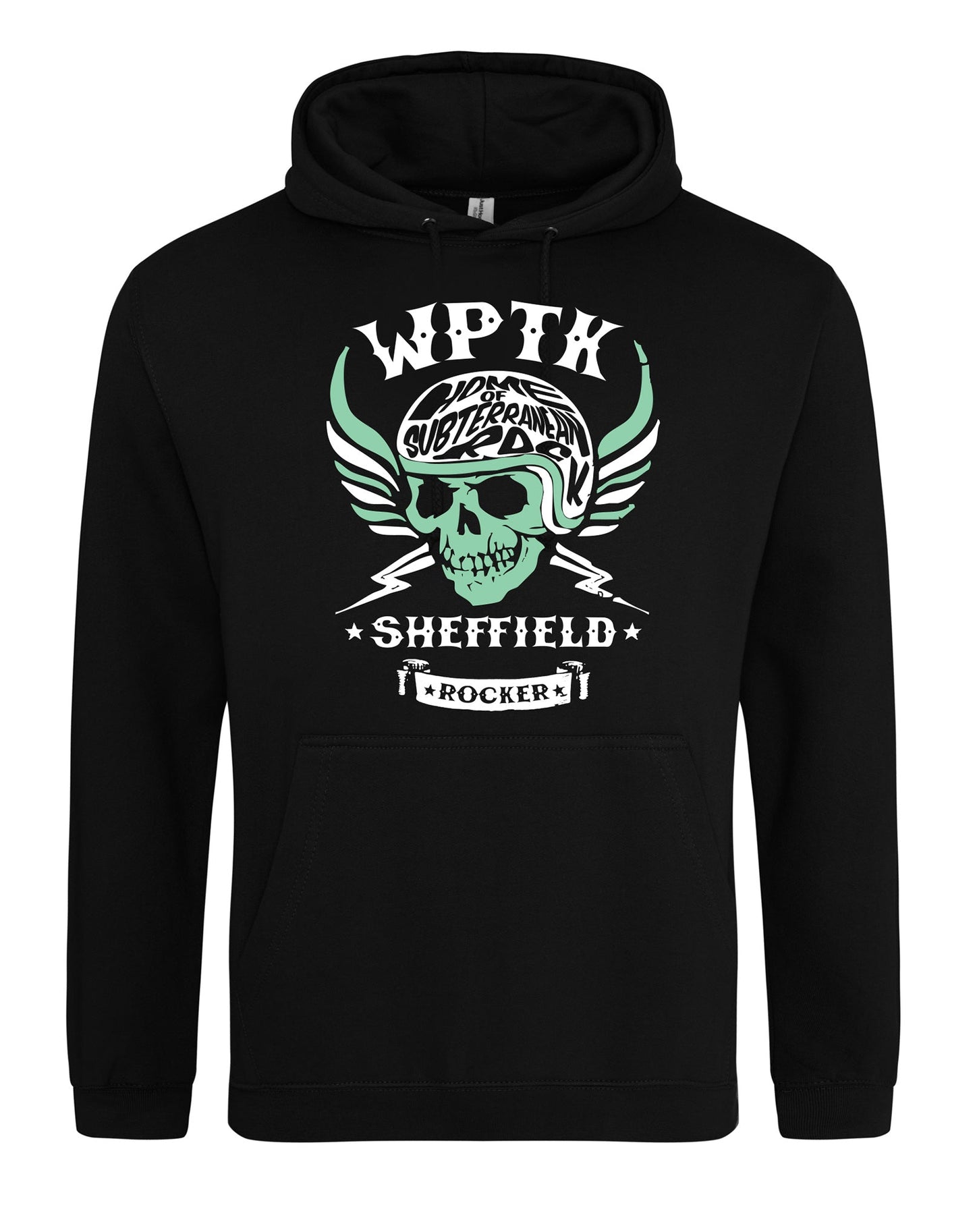 WPTK (Wapentake) biker skull unisex fit hoodie - various colours - Dirty Stop Outs
